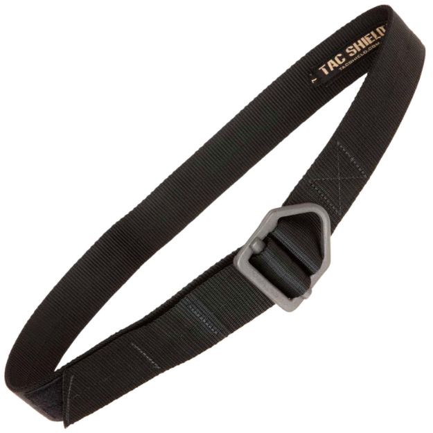 Picture of Tacshield T32XLBK Tactical Riggers Belt Black Webbing 42-46" 1.75" Wide Rigger Buckle Closure