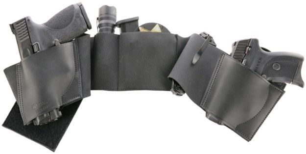 Picture of Galco UWERBKLG UnderWraps Elite Black Large Leather/Nylon Handgun