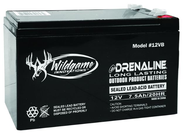 Picture of Wildgame Innovations WGIWGIBT0011 Edrenaline Rechargeable Battery Black 12.0 Volts