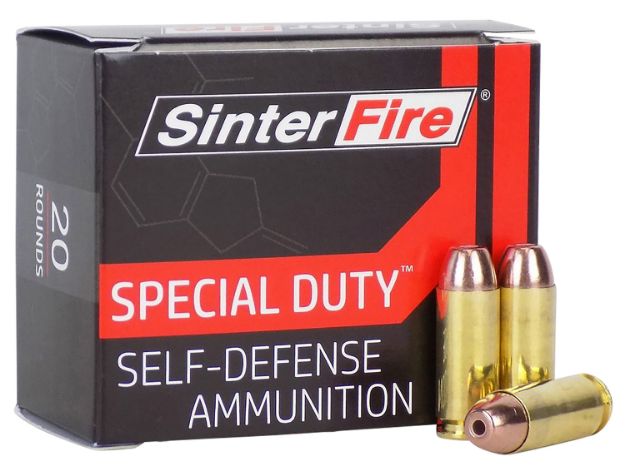 Picture of SinterFire Inc SF10125SD Special Duty (SD)  10mmAuto 125gr Lead Free Frangible Hollow Point 20 Per Box/10 Case