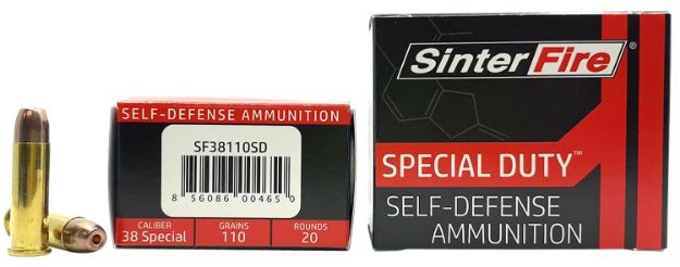 Picture of SinterFire Inc SF38110SD Special Duty (SD)  38Special 110gr Lead Free Frangible Hollow Point 20 Per Box/10 Case