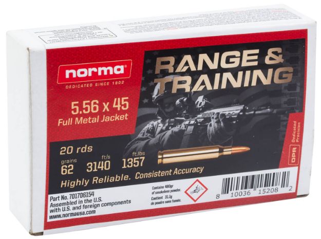 Picture of NORMA 701706154 556 62GR FMJ 20/10