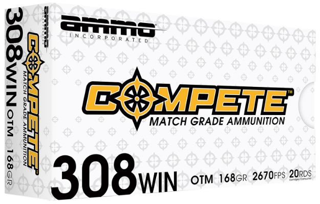 Picture of AMMOINC 308168BTHPA20 MATCH 308 168BTHP 20/10
