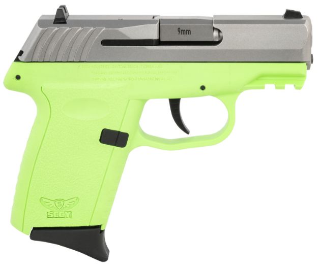 Picture of SCCY CPX-2TTLGG3 9MM 3.1 10R NS TT/LIME