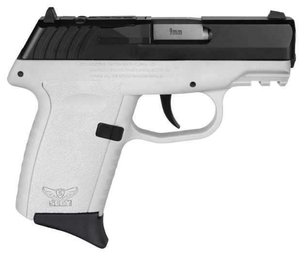 Picture of SCCY CPX-2CBWTRDRG3 9MM 3.1 10R NS BLK/WHT