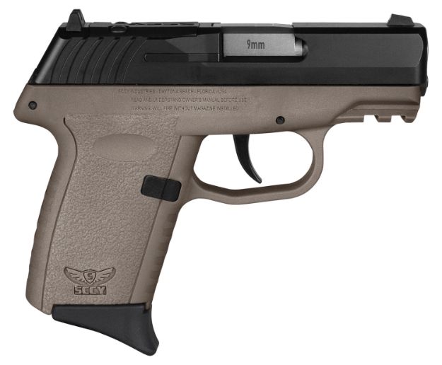 Picture of SCCY CPX-2CBDERDRG3 9MM 3.1 10R NS BLK/DRK