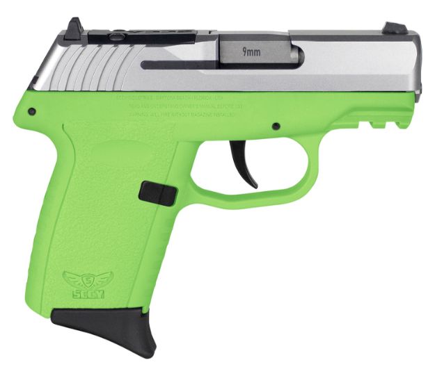 Picture of SCCY CPX-2TTLGRDRG3 9MM 3.1 10R NS TT/LIME