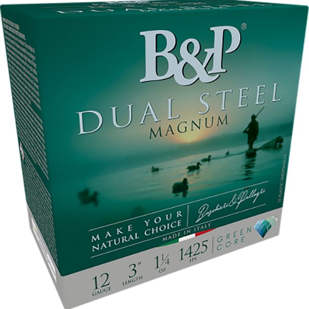 Picture of B&P 12B8DS23 DUAL STEEL 12G 3"1 1/8OZ GC 10/10