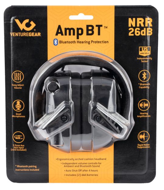 Picture of PYRA VGPME30BT AMP BT ELEC MUFF NRR26 BLACK