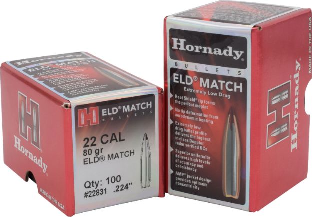 Picture of HORN 22831 BULL .224 80 ELD-M 100/25