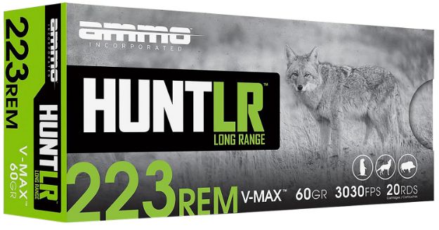 Picture of AMMOINC 223060VMXA20 HUNT LR 223 60 VMAX 20/10