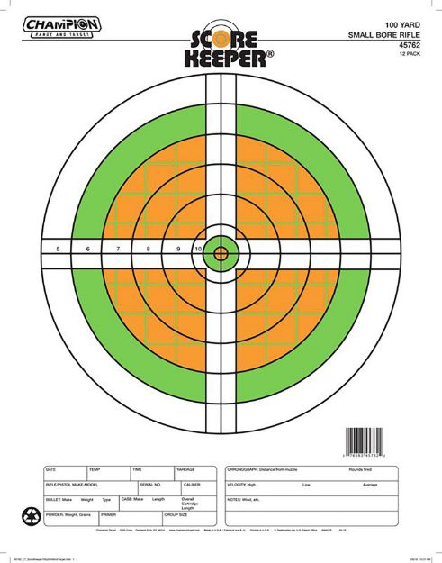 Picture of CHAMP 45762 100YD SMBORE RFL FLOURESCENT 12PK
