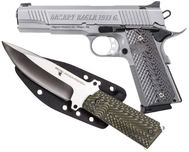 Picture of MAG DE1911GSS-K 1911 45 W/KNIFE 5 8R SS