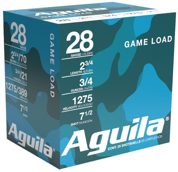 Picture of AGUILA 1CHB2873 GAME 28G 2.75 #7.5 3/4OZ 25/20