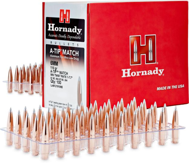 Picture of HORN 245312 BULL .243 110 ATIP MATCH 500/6