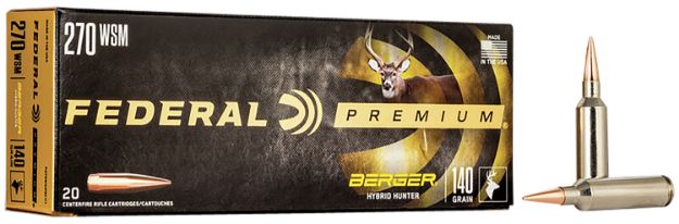 Picture of 270 Wsm 140Gr Berger Hybrid Hunter 20/Box