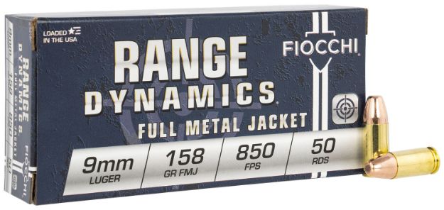 Picture of Fiocchi Shooting Dynamics 9Mm 158Gr Fmj-Subsonic 50/Bx
