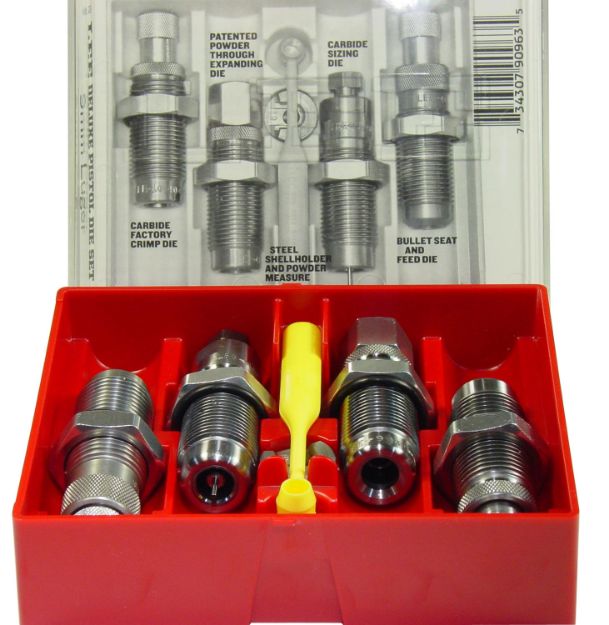 Picture of 4-Die Deluxe Pistol Die Set 380 Auto