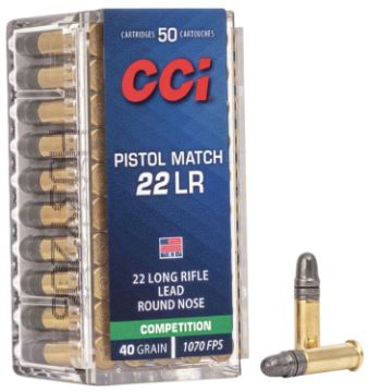 Show details for CCI 0051 22LR PSTL MTCH 40 LRN 50/100 Picture of CCI 0051 22LR PSTL MTCH 40 LRN 50/100