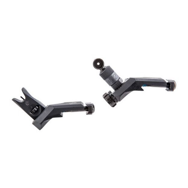 Picture of Ar-15 Flip-Up 45 Degree Offset Sight Set Clamp Mount Blk