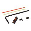 Picture of Zev Sight Set, .215 Fiber Optic Front, Combat V3 Blk Rear