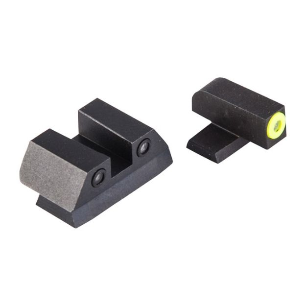 Picture of Sig P Series 40/45 Yellow Front & Black Square Notch Rear