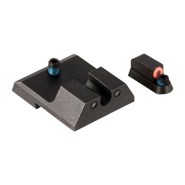 Picture of Cz P-10C Orange Front & Black Rear, U Notch Rear