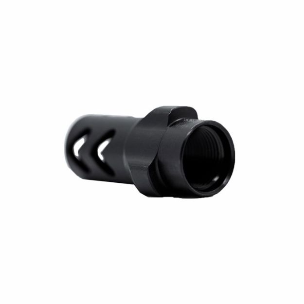Picture of 9Mm 3-Lug Adapter Dual Chevron Muzzle Brake 1/2-28