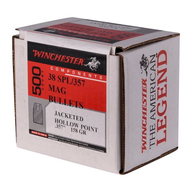 Picture of 357 Caliber (0.357'') 158Gr Jhp Notched 500/Box