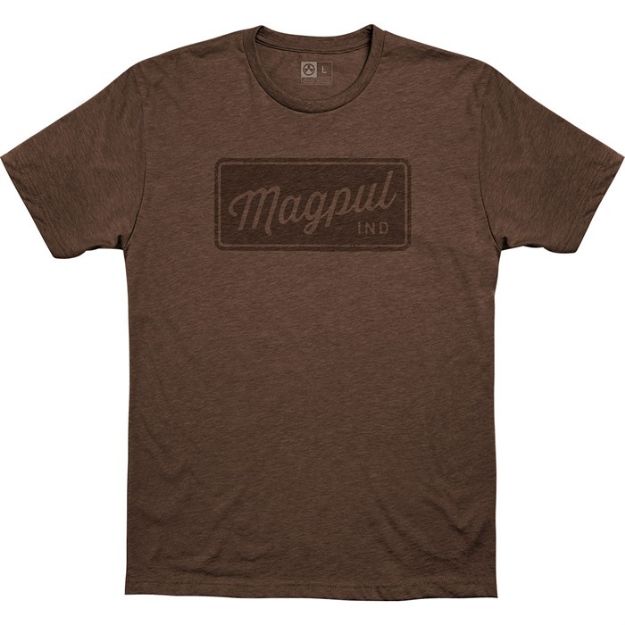 Picture of Rover Block Cvc T-Shirt Small Brown Heather
