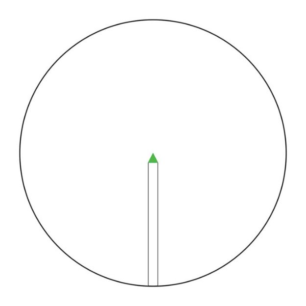 Picture of Accupoint 3-18X50mm Sfp Illuminated Green Triangle Post Blk