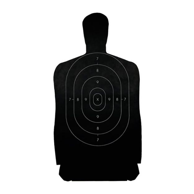 Picture of B27cb Police Silhouette Cardboard 24X45''  Targets 25Pk