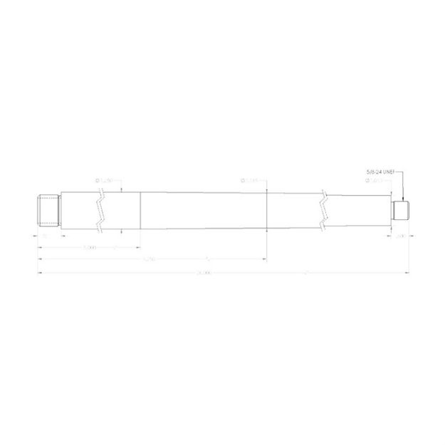 Picture of 6Mm Dasher 7.5 Twist 26'' Stainless Competition Barrel