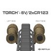Picture of Torch 6V/Cr123 M-Lok Light Body Left Side Tobacco