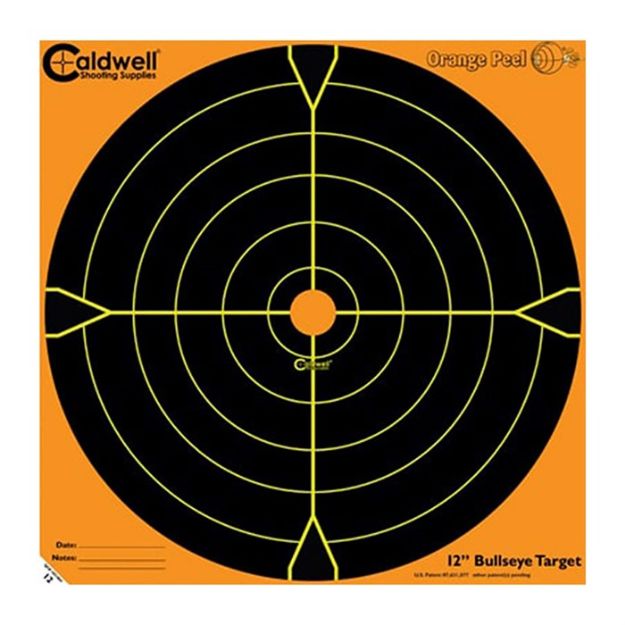 Picture of 12'' Orange Peel Bullseye Target 5 Pack