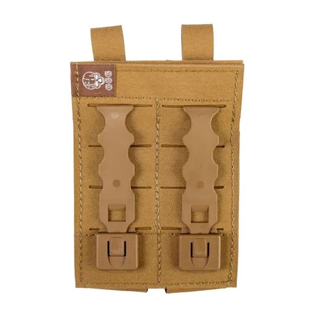 Picture of Double Pistol Magna Mag Pouch Laminate Coyote Brown