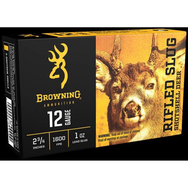 Picture of 12 Gauge 2-3/4'' 1Oz Rifled Slug 5/Box