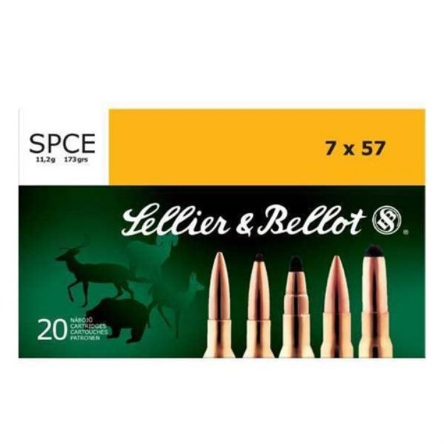 Picture of 7X57mm Mauser 173Gr Soft Point Cutting Edge 20/Box