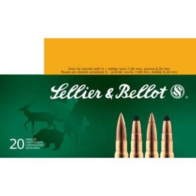 Picture of 8X57mm Jrs Mauser 196Gr Soft Point Cutting Edge 20/Box