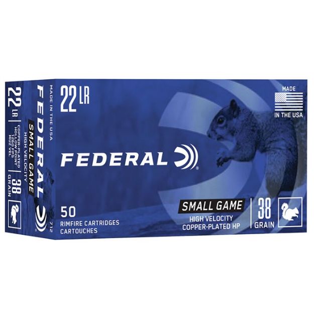 Picture of 22 Long Rifle 38Gr Copper Plated Hollow Point 50/Box