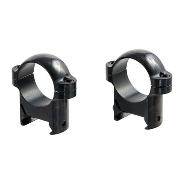 Picture of Zee Rings 1'' Medium Steel Rings Gloss Black
