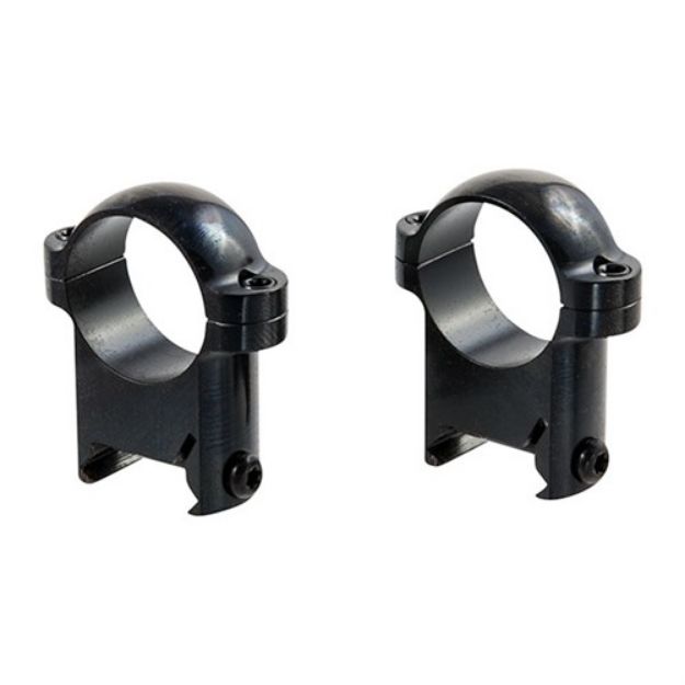 Picture of Zee Rings 1'' High Steel Rings Gloss Black