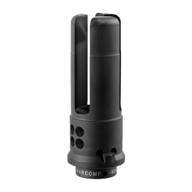 Picture of Warcomp Flash Hider 22 Cal 1/2-28 Stainless Steel Black