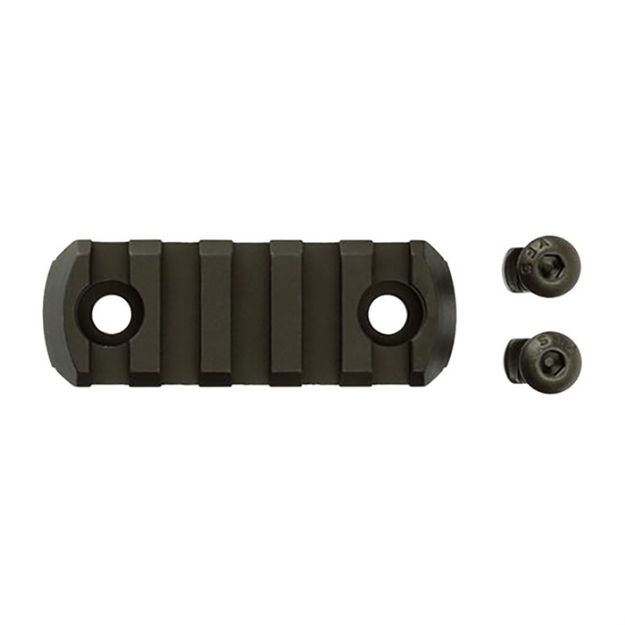 Picture of M-Lok Picatinny 5 Slot Rail Section Aluminum Black
