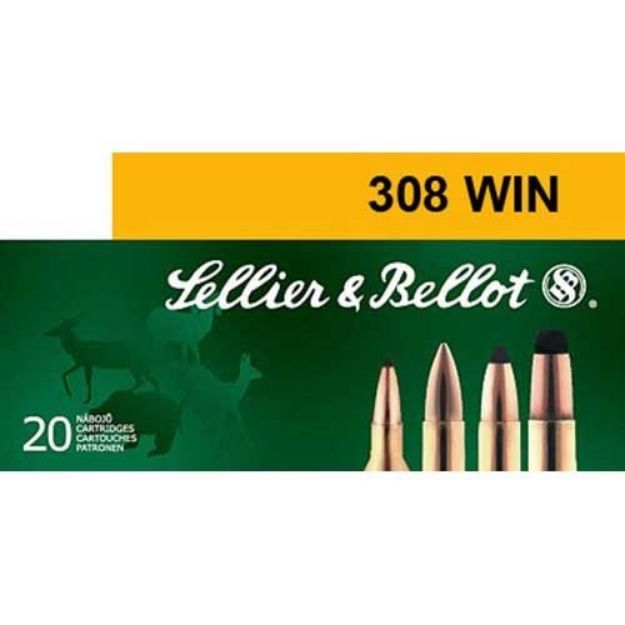 Picture of Sellier & Bellot 308 Winchester 168 Gr Hptb 20/Bx
