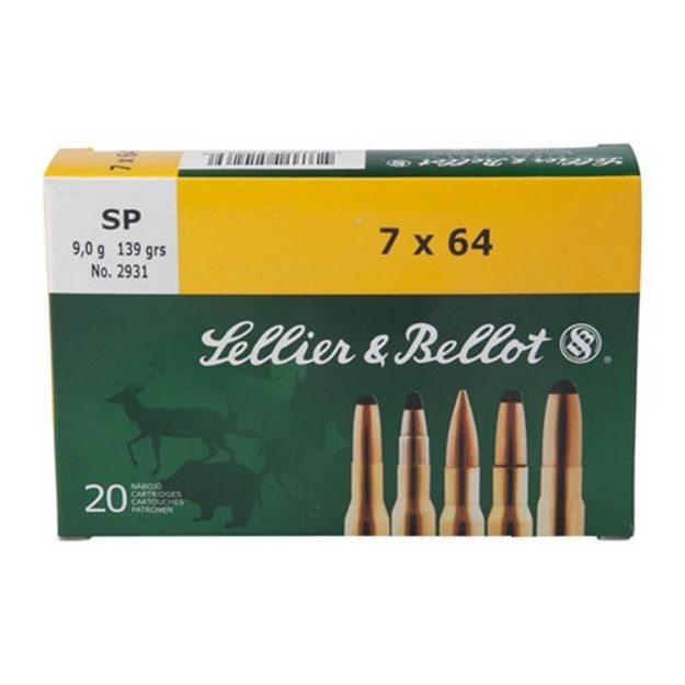 Picture of Sellier & Bellot 6,5X57r 131 Gr Sp 20/Bx