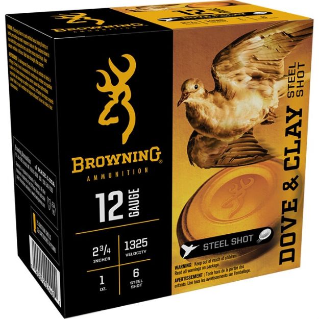Picture of Dove & Clay 12 Gauge 2-3/4'' 1Oz #7 Steel Shot 25/Box
