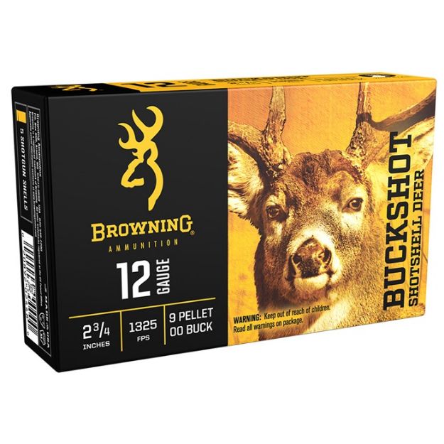 Picture of 12 Gauge 2-3/4'' 9 Pellet 00 Buckshot 5/Box