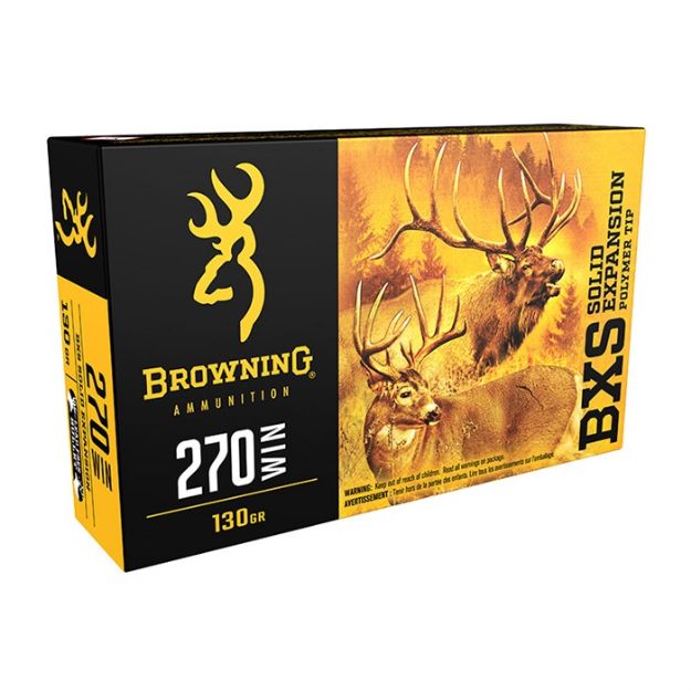 Picture of 270 Winchester 130Gr Bxs Polymer Tip Solid Expansion 20/Box