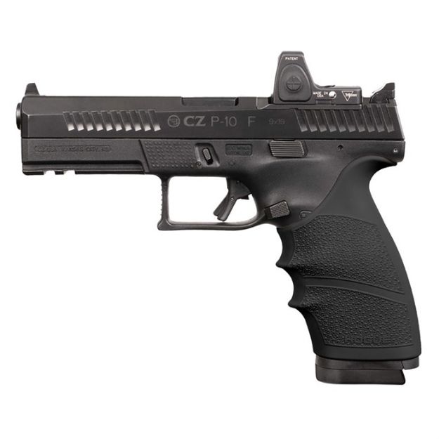 Picture of Handall Beavertail Grip Sleeve Black Cz P-10 Full Size 9Mm